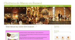 Desktop Screenshot of marcqenbaroeul.paroisse.net