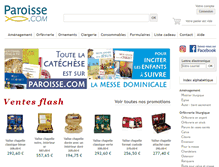 Tablet Screenshot of paroisse.com