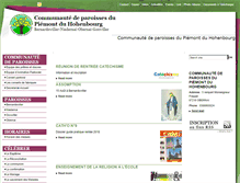 Tablet Screenshot of obernai.paroisse.net
