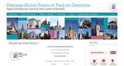 Desktop Screenshot of genevois.paroisse.net