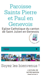 Mobile Screenshot of genevois.paroisse.net